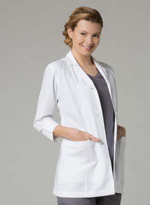 Details about   Custom Embroidered Women's Lab Coat  Short Sleeves 