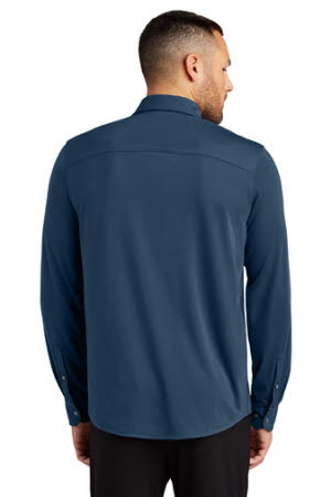 MM1018 Men's Stretch Jersey Knit Dress Shirt