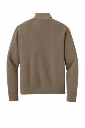 Men's Textured Quarter Zip at Stitch Logo