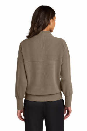 Women's Linear Textured Quarter Zip at Stitch Logo Women's Linear Textured Quarter Zip at Stitch Logo