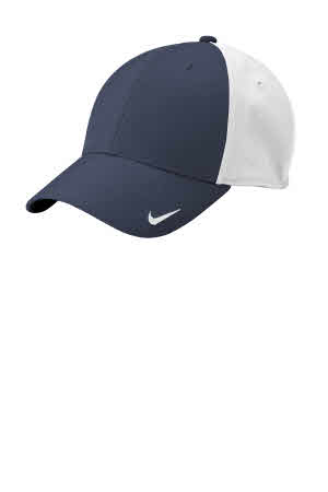 blue and white nike hat