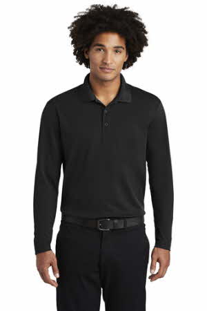 ST640LS Long Sleeve Sport-Tek Performance Polo | Graphite Grey