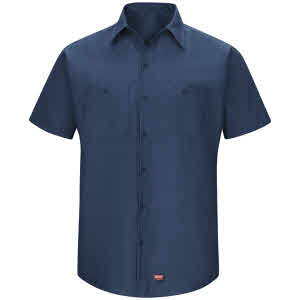 codegraphy☆Synthetic Fiber Short Sleeve Pocket Shirt Short Sleeve Mimix Work Shirts | Red Kap SX20