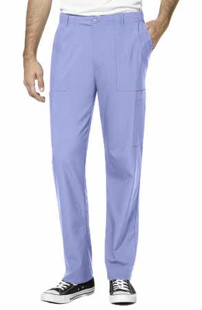 Pantalone uomo con tasca a toppa dietro in contrasto colore | Roma | Pantalone con